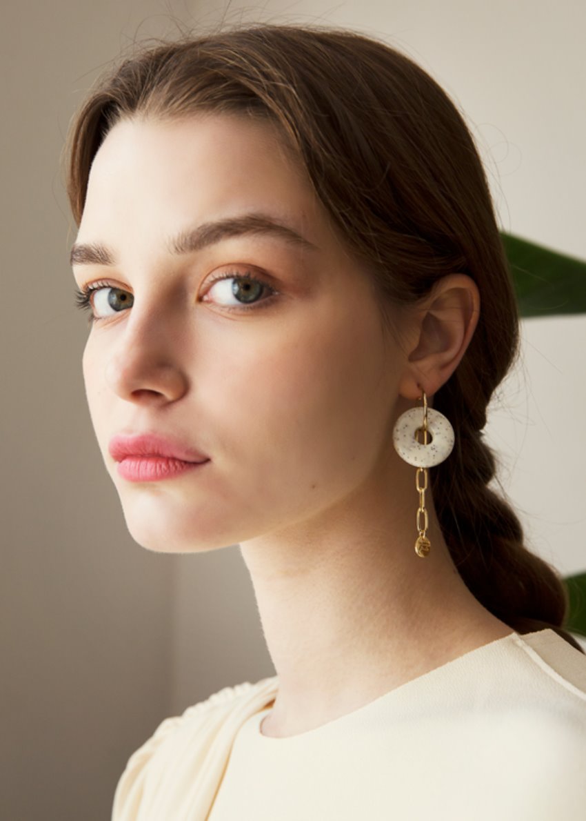 soft painting earring