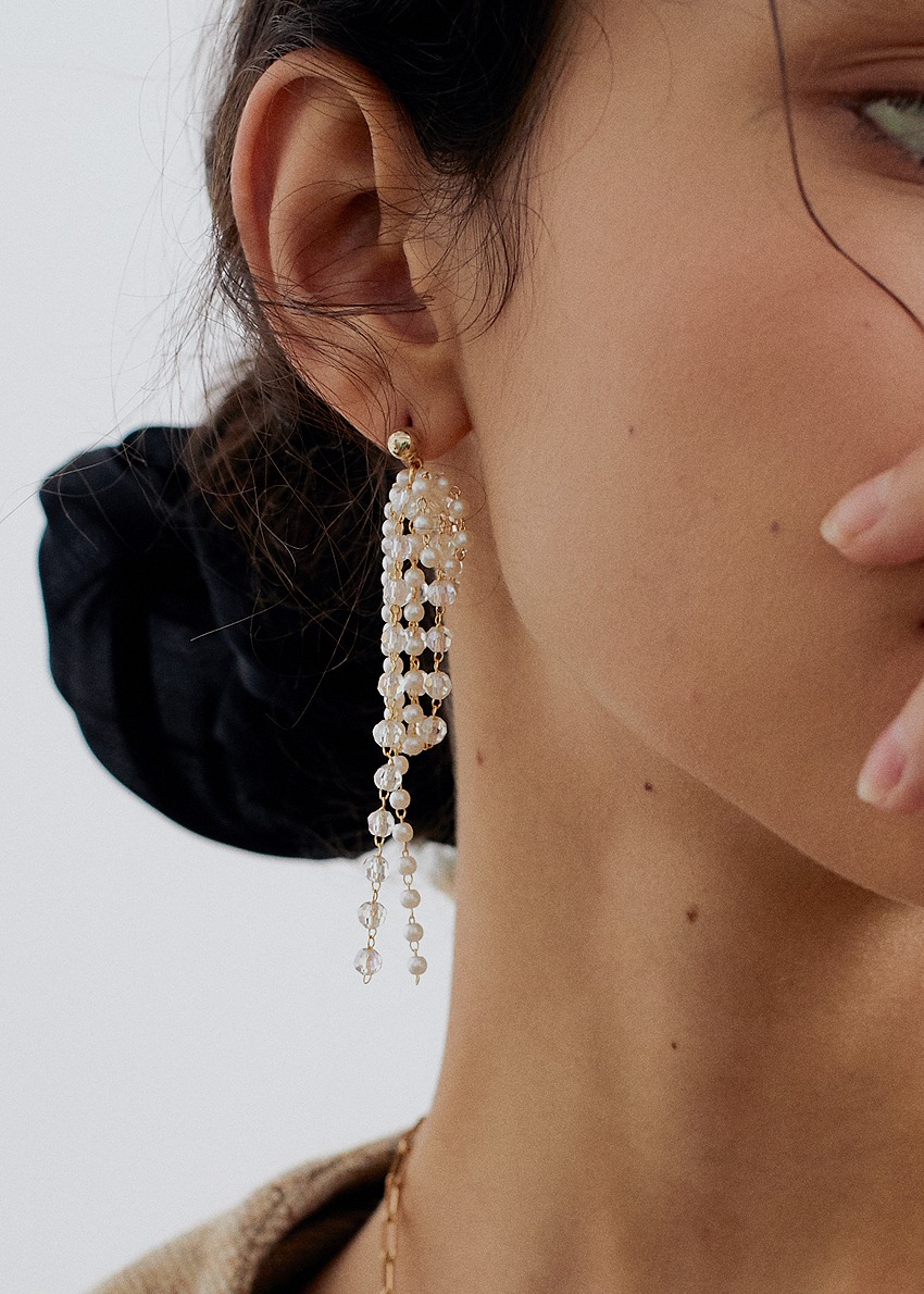 lulu gold earring