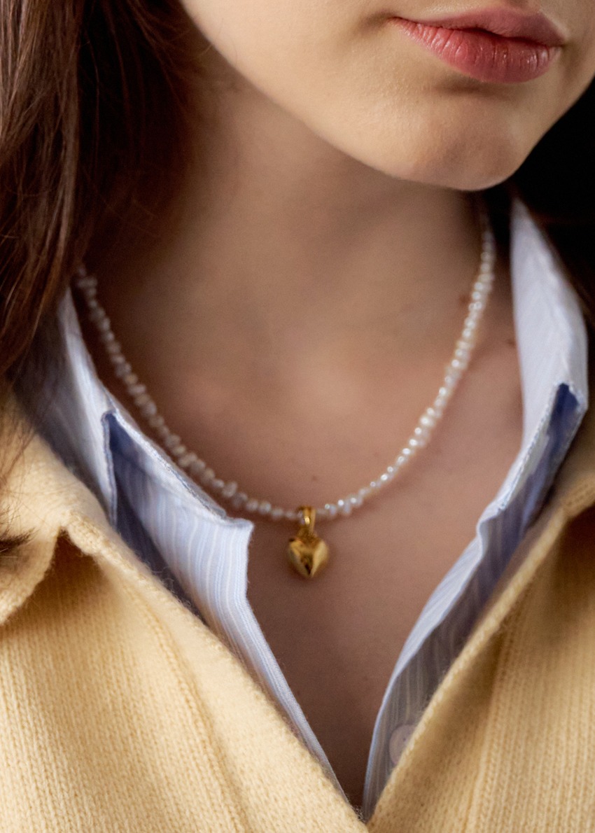 lovlov gold pearl necklace