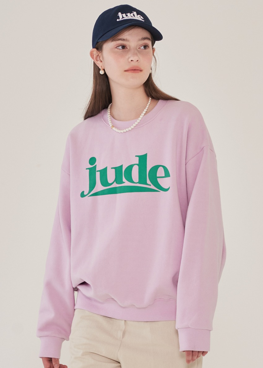 Ball jude logo loose-fitting Sweatshirt purple