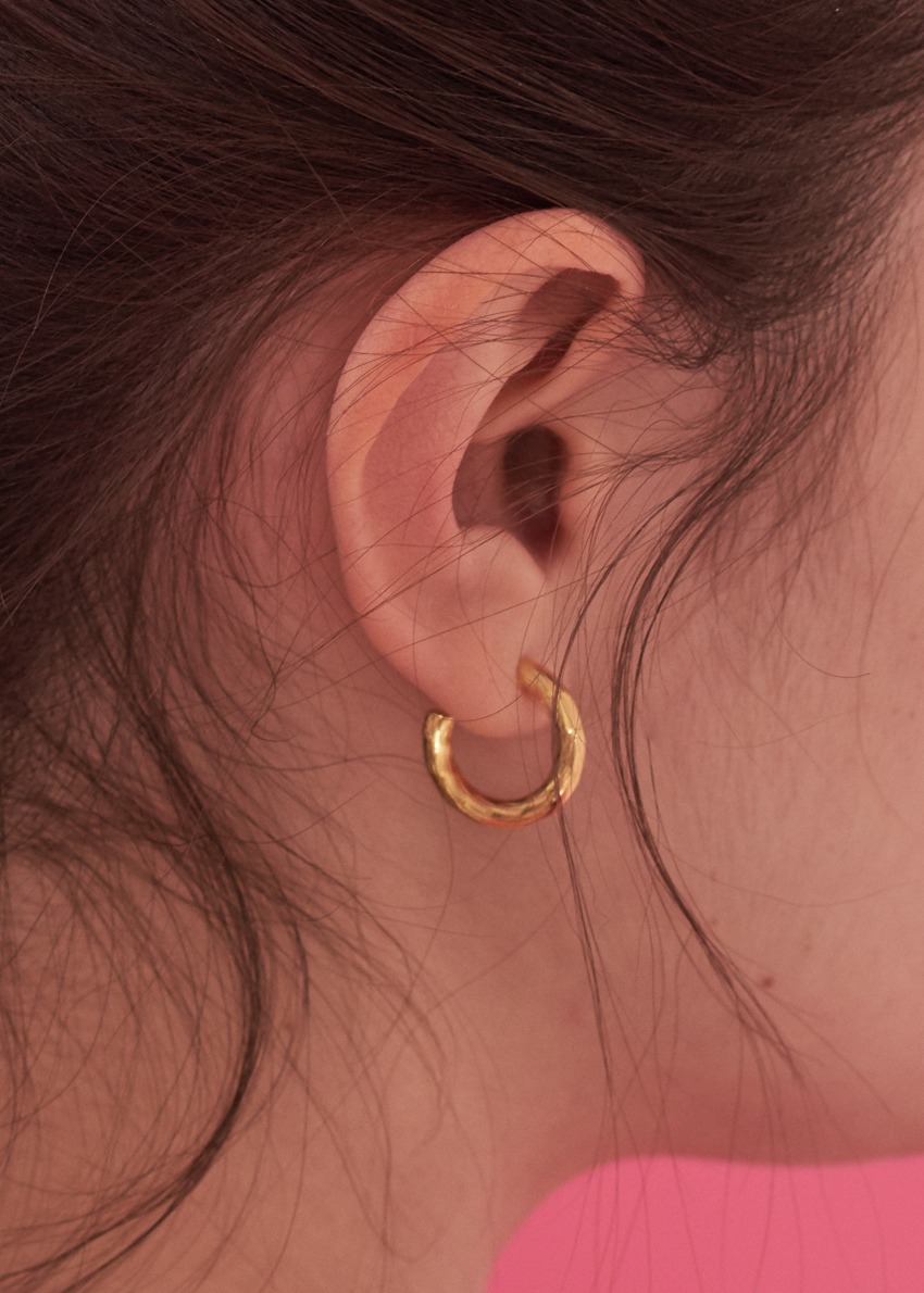 rave gold earring