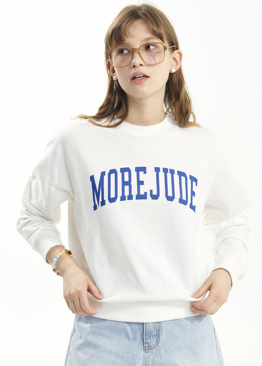 Jude New Logo Sweatshirt 화이트